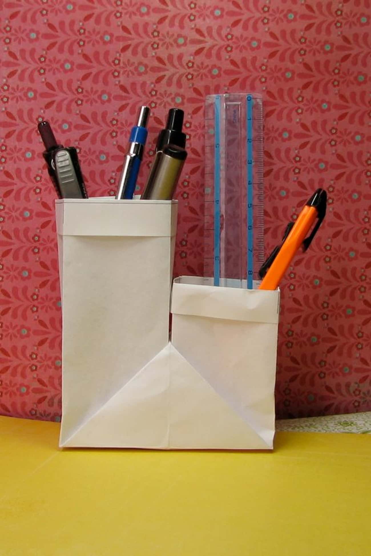 Two Cup Pencil Holder