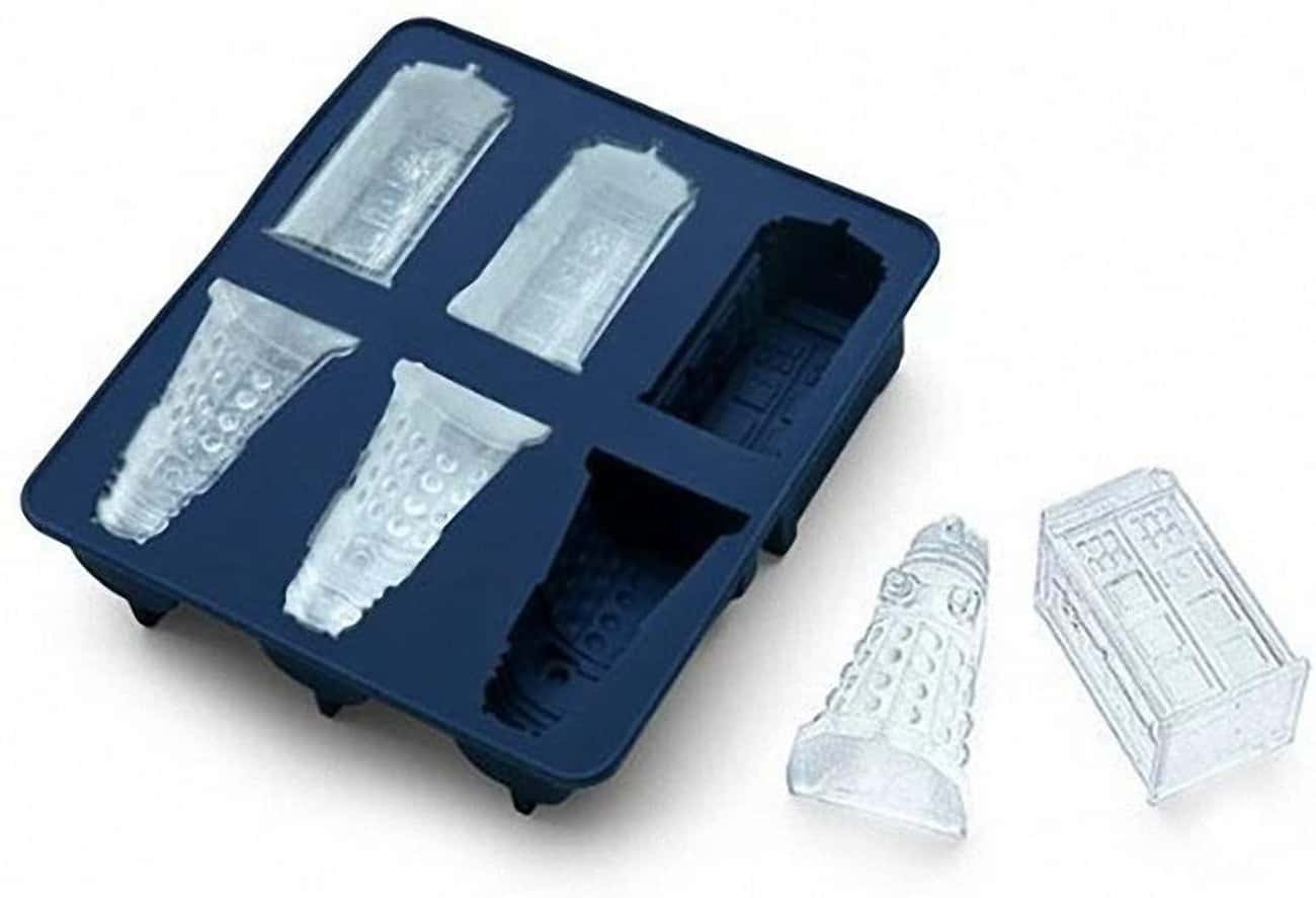Doctor Who Silicone Ice Cube Tray Tardis And Daleks