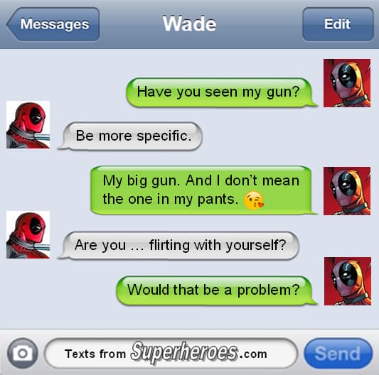 The Funniest Texts From Deadpool, Ranked