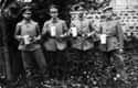 German Soldiers Have a Few Beers, World War I on Random Vintage Photos of Off-Duty Soldiers