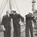American Sailors Goof Off, World War II on Random Vintage Photos of Off-Duty Soldiers