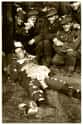 German Soliders Put Junk on a Passed Out Comrade, World War II on Random Vintage Photos of Off-Duty Soldiers