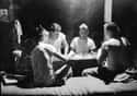 American Paratroopers Play Cards, World War II on Random Vintage Photos of Off-Duty Soldiers