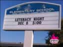 Hopefully, Whoever Made That Sign Will Be in Attendance on Random Most Hilarious School Signs