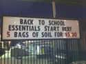 Alright Class, Did You Bring Your Soil? on Random Most Hilarious School Signs