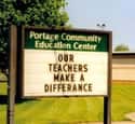 Our Teachers Just Teach Differantly on Random Most Hilarious School Signs