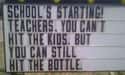 A Liquor Store Preparing for Back-to-School on Random Most Hilarious School Signs