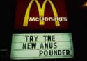 NO THANK YOU on Random Most Hilarious Fast Food Signs