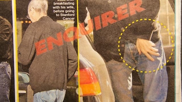 Steve Jobs Looks Frail, On Bri is listed (or ranked) 16 on the list 17 Times the National Enquirer Broke Real News