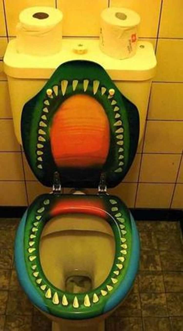16 Funny Toilet Seat Covers That Make Your Bathroom Awesome