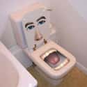Good Ol' Fashioned Nightmare Fuel on Random Hilarious Toilet Seat Covers To Trick Your Houseguests