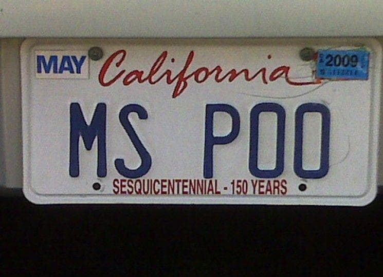 Random License Plates You Can't Believe Got Past the DMV Screeners