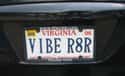 Maybe He Rates Vibes? Yeah, That's It! on Random License Plates You Can't Believe Got Past the DMV Screeners