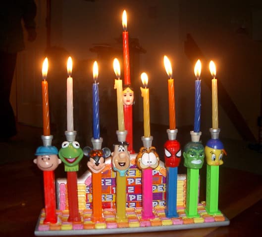 Funny Menorahs List of Jokey Menorah Photos for Hanukkah