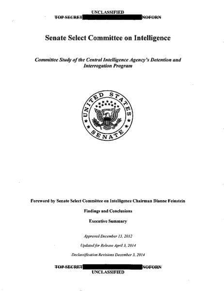 The Senate Intelligence Committee Report on CIA Torture
