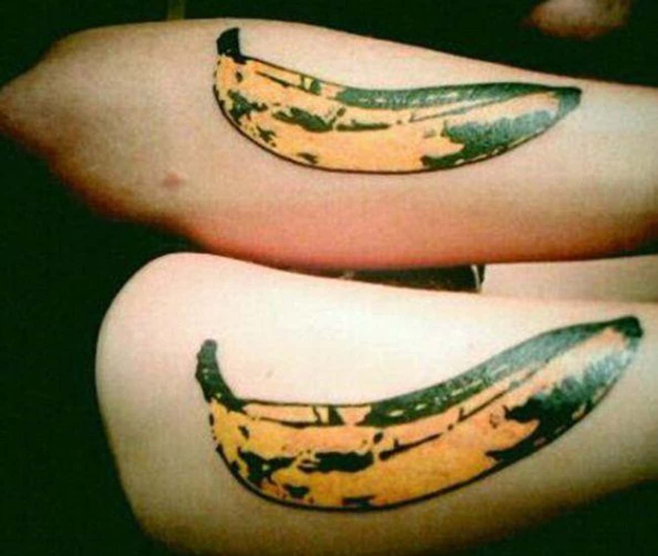 Парные тату бананов