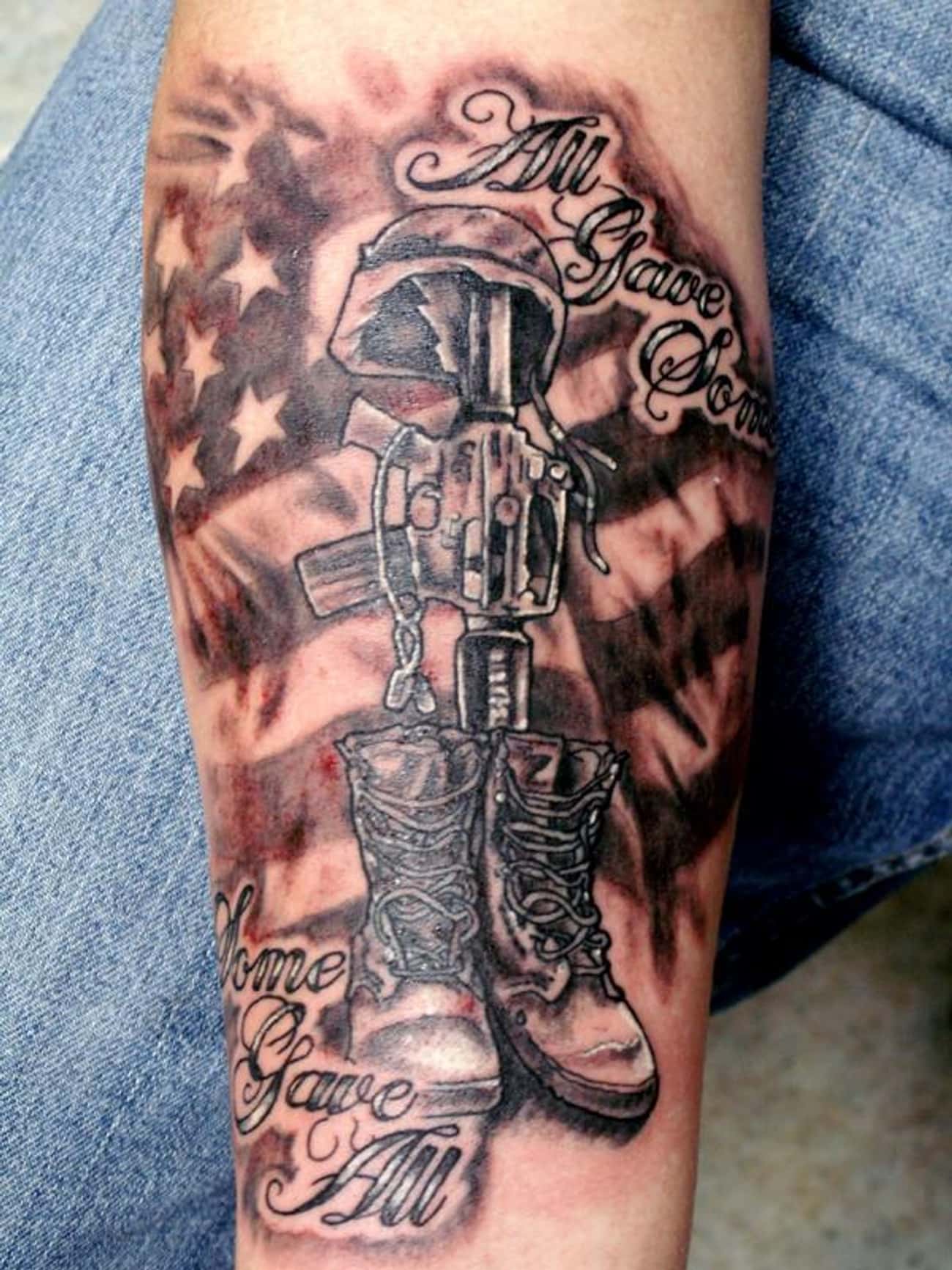 Soldier Forearm Tattoo
