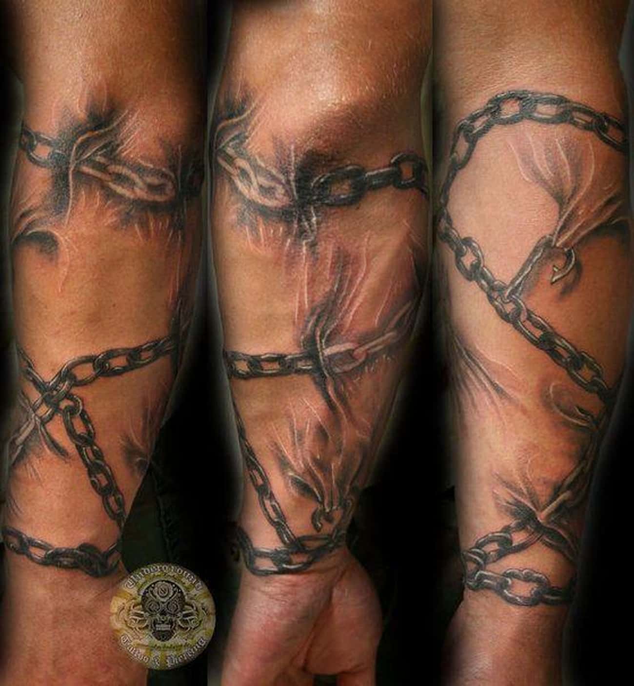Chains Forearm Tattoo