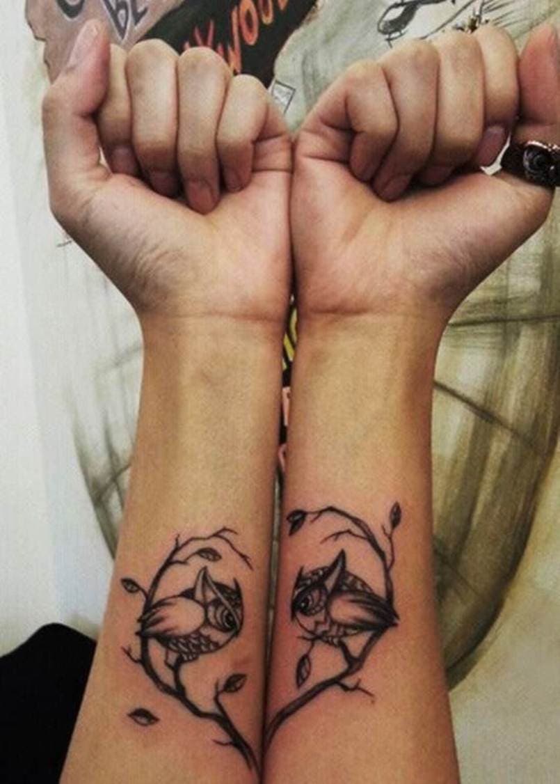 girlfriend and boyfriend matching tattoos ideas