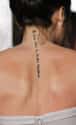 Upper Back And Neck Spine Tattoo on Random Ideas to Get a Tattoo Right Up Your Spine