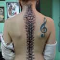 Spinal Column Spine Tattoo on Random Ideas to Get a Tattoo Right Up Your Spine