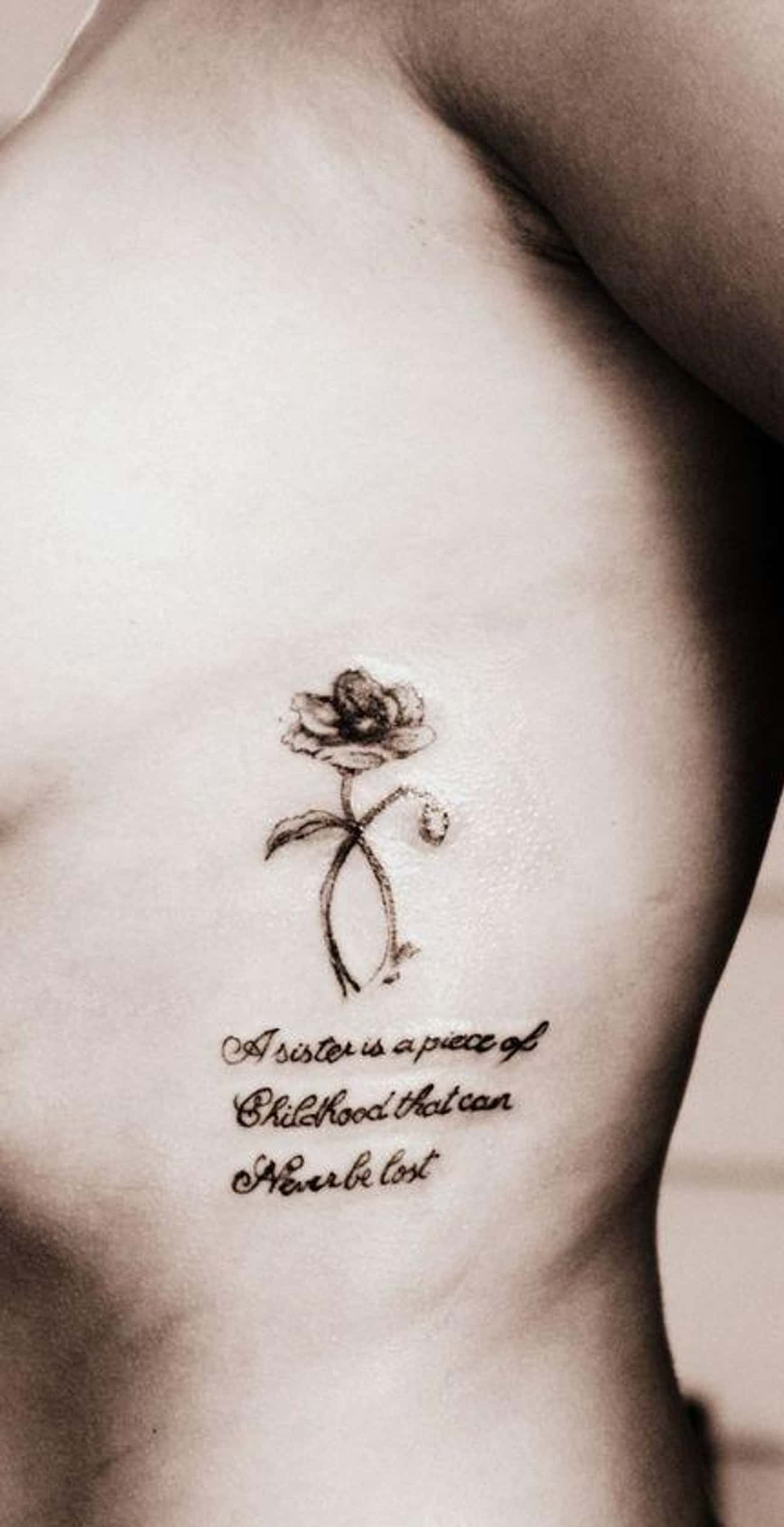 Quote Sister Tattoo