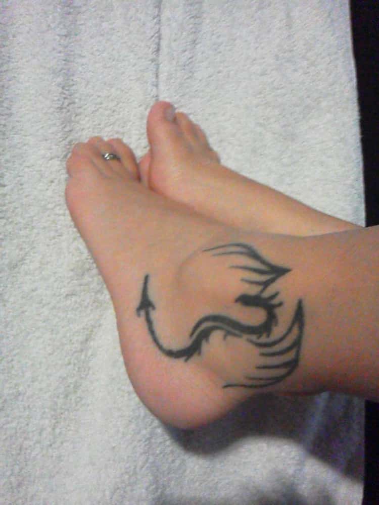 tribal tattoos on ankle