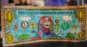 It's-a Me, Washington! on Random Hilarious Currency Drawings