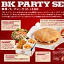 Burger King's Pizza-Sized Burgers (Japan) on Random Super Weird International Fast Food Items You'd Still Try
