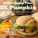 Burger King's Pumpkin Burger (Japan) on Random Super Weird International Fast Food Items You'd Still Try