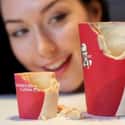 KFC's Edible Coffee Cups (The U.K.) on Random Super Weird International Fast Food Items You'd Still Try