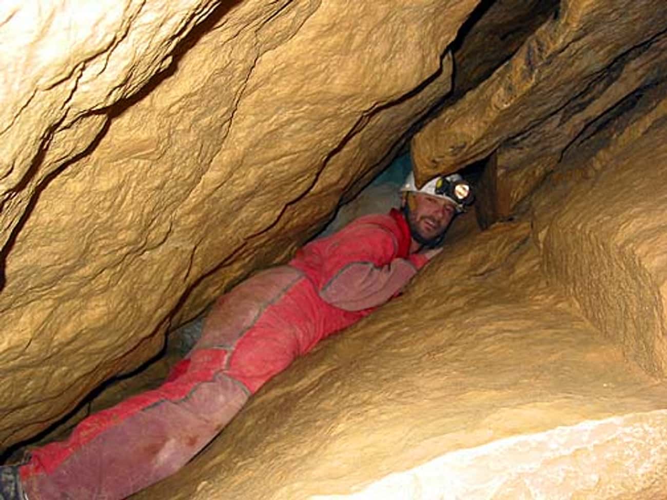 This Incredibly Cramped Cave