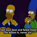 Wise Advice Indeed on Random Times The Simpsons Got REALLY Dark