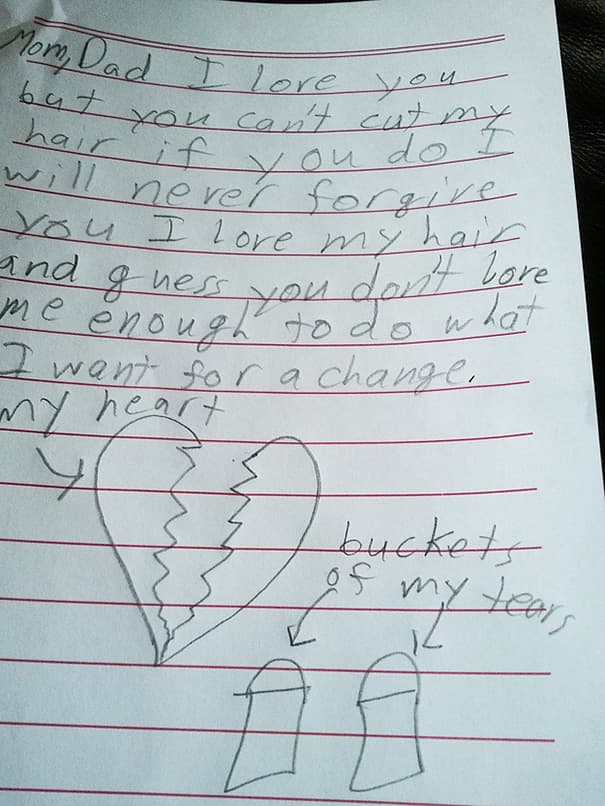 Hilarious Dramatic Letters from Kids Who May Need a Hug