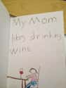 Sorry, Mom. Your "Apple Juice" Ain't Foolin' Anybody on Random Funny Notes from Kids Who Are Wise Beyond Their Years
