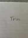 The Best Answer Ever to a True or False Question on Random Funny Notes from Kids Who Are Wise Beyond Their Years