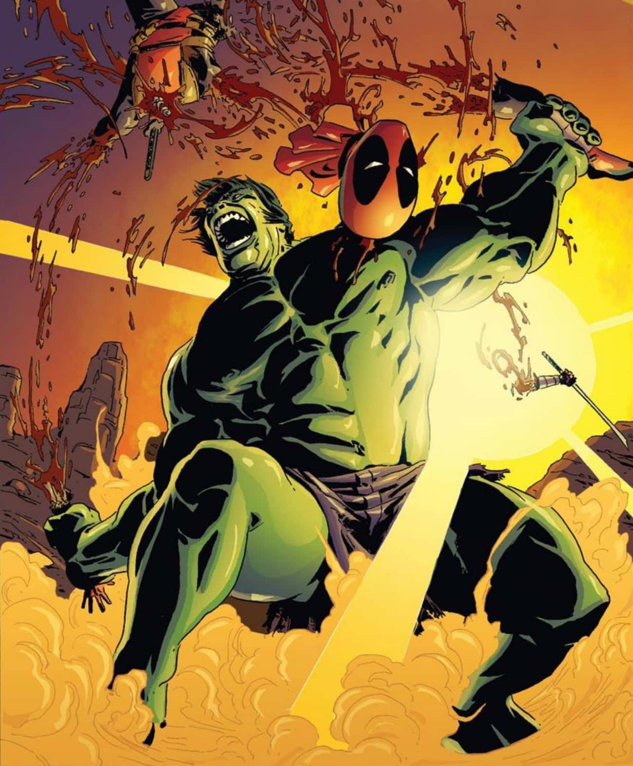 One Time Hulk Ripped Deadpool Apart