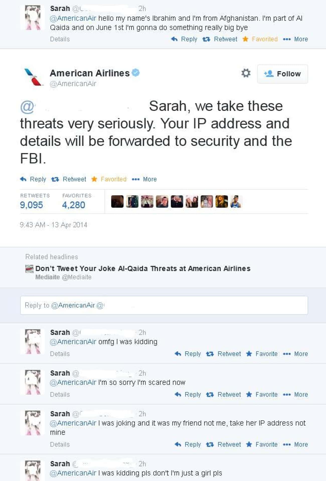 Sarah = 0, Karma = 1 Million