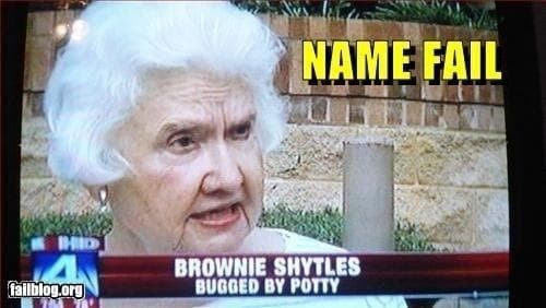 Funny messed up names