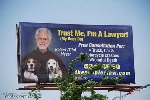 24 Funny Lawyer Billboards You'd Never Actually Call