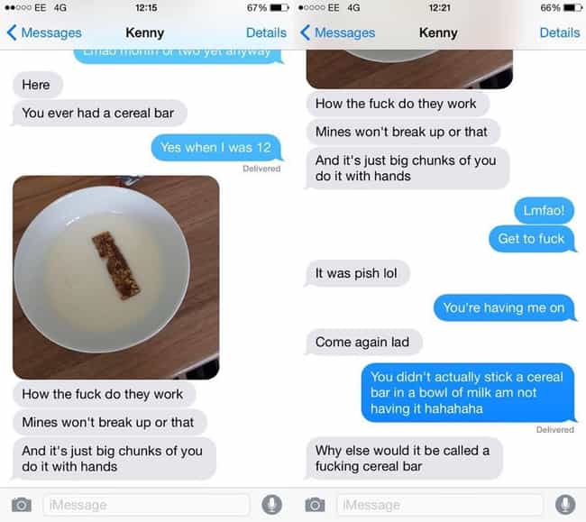 Cereal Bars Are Not as Advanced as This Guy Thinks