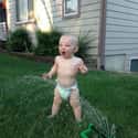 Baby's First Sprinklers on Random Adorable Photos of Kid Firsts
