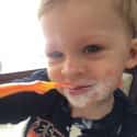 This Little Man's First Attempt at Brushing His Teeth on Random Adorable Photos of Kid Firsts
