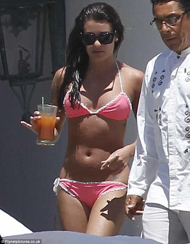 lea michele hot bikini