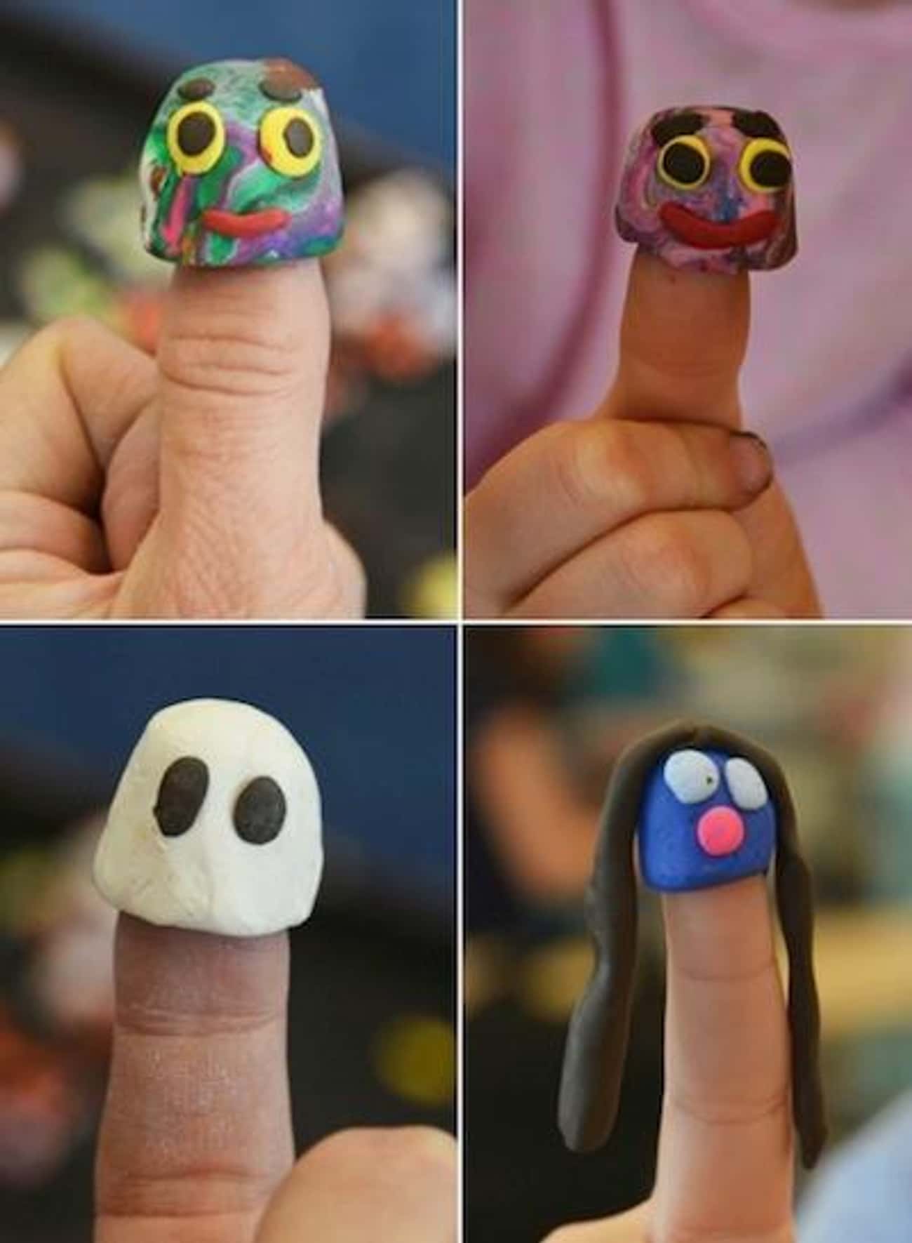 Sculpey Finger Puppets