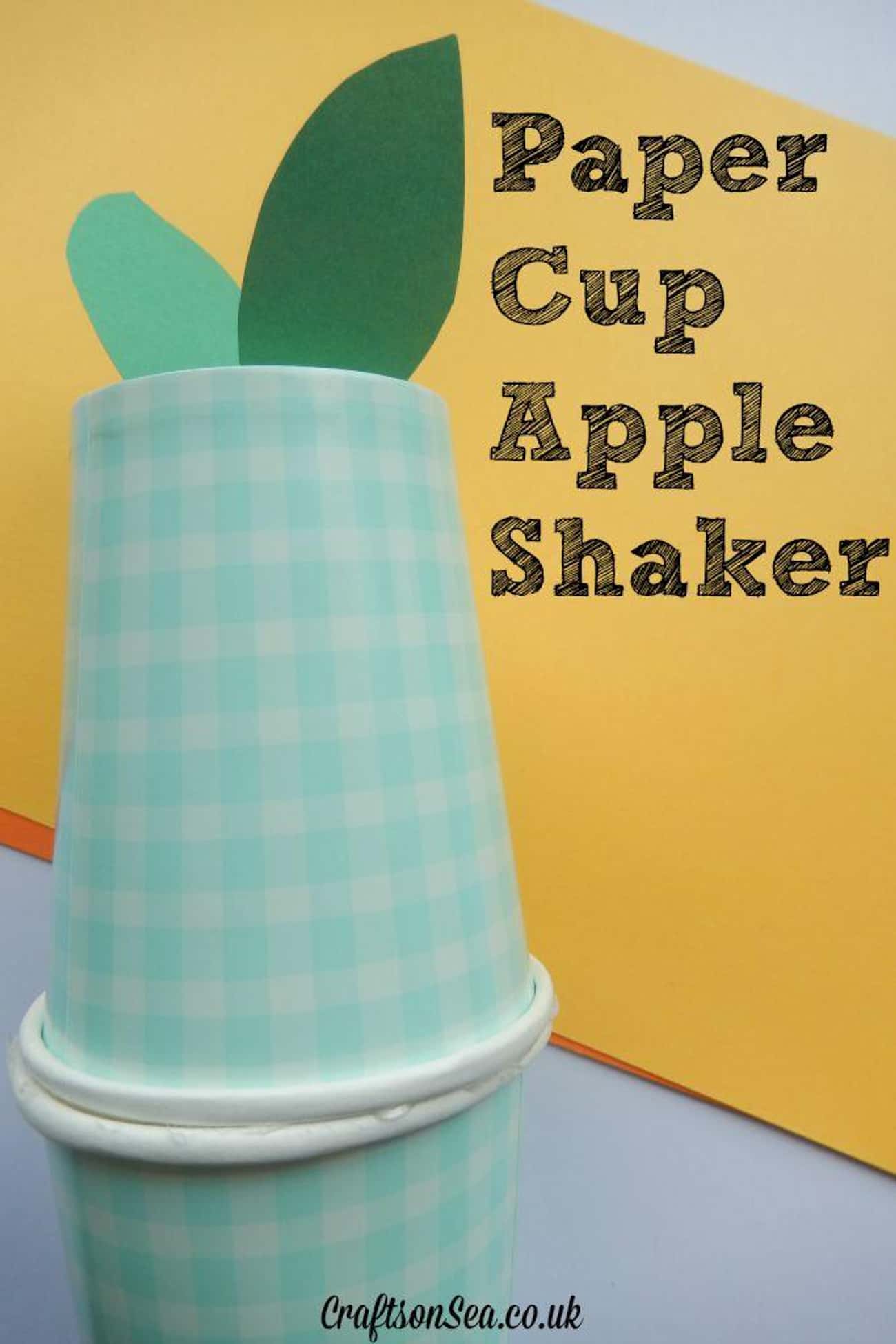 Paper Cup Apple Shaker
