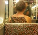 This Woman Whose Top Matched Her Subway Seat Perfectly on Random People Who Accidentally Blended Into Their Surroundings