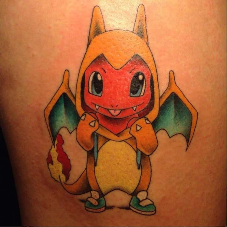 charmander pokemon tribal tattoos