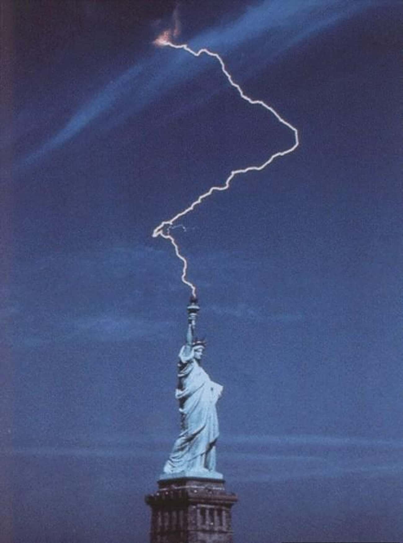 Lady Liberty Calls The Lightning