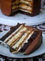 This S'mores Cake (With Cookies in It???) on Random Delicious Dessert Porn That Will Make Your Mouth Wat